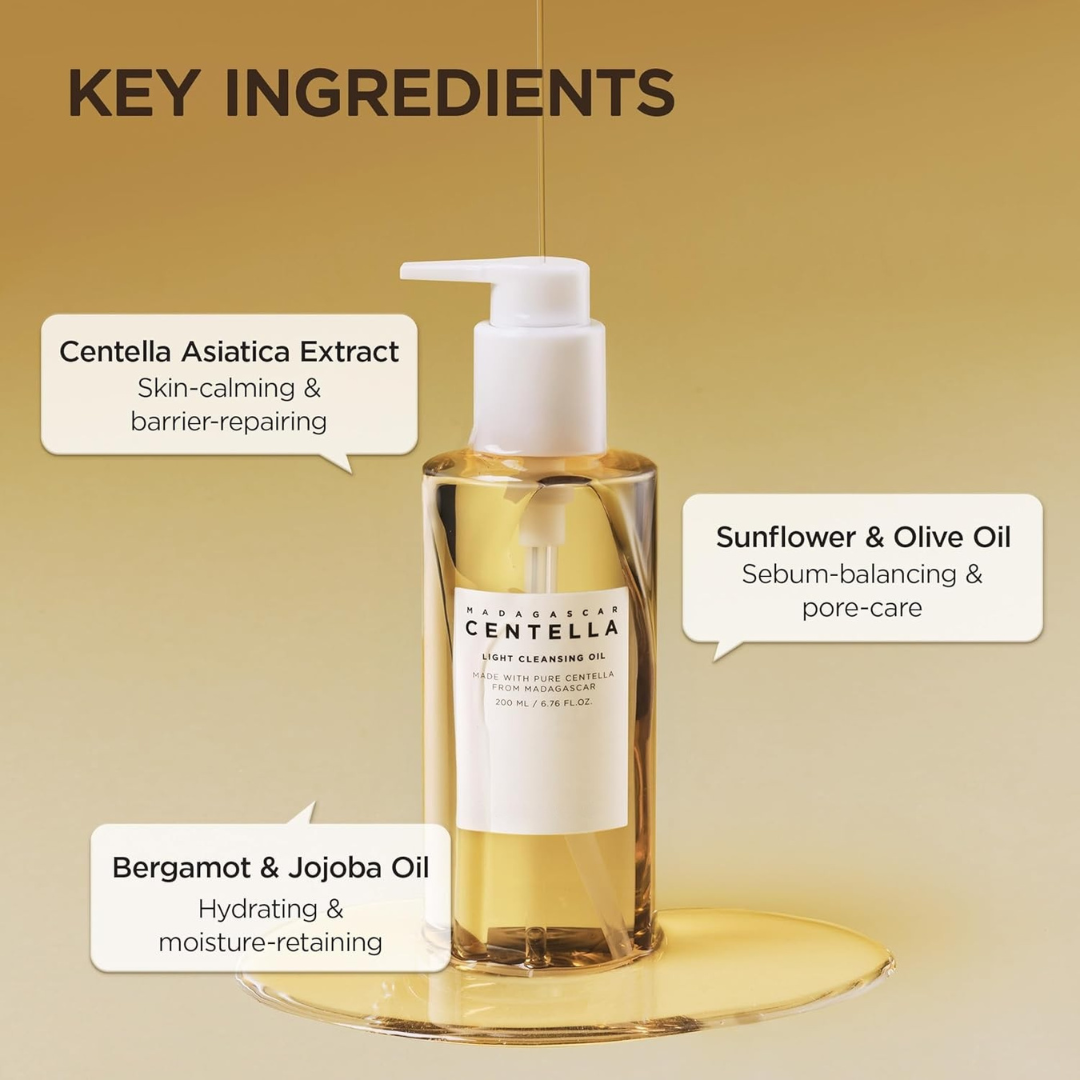 Madagascar Centella Asiatica Gentle Cleansing Oil