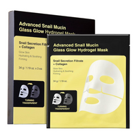 Advanced Snail Mucin Glass Glow Hydrogel Face Masks