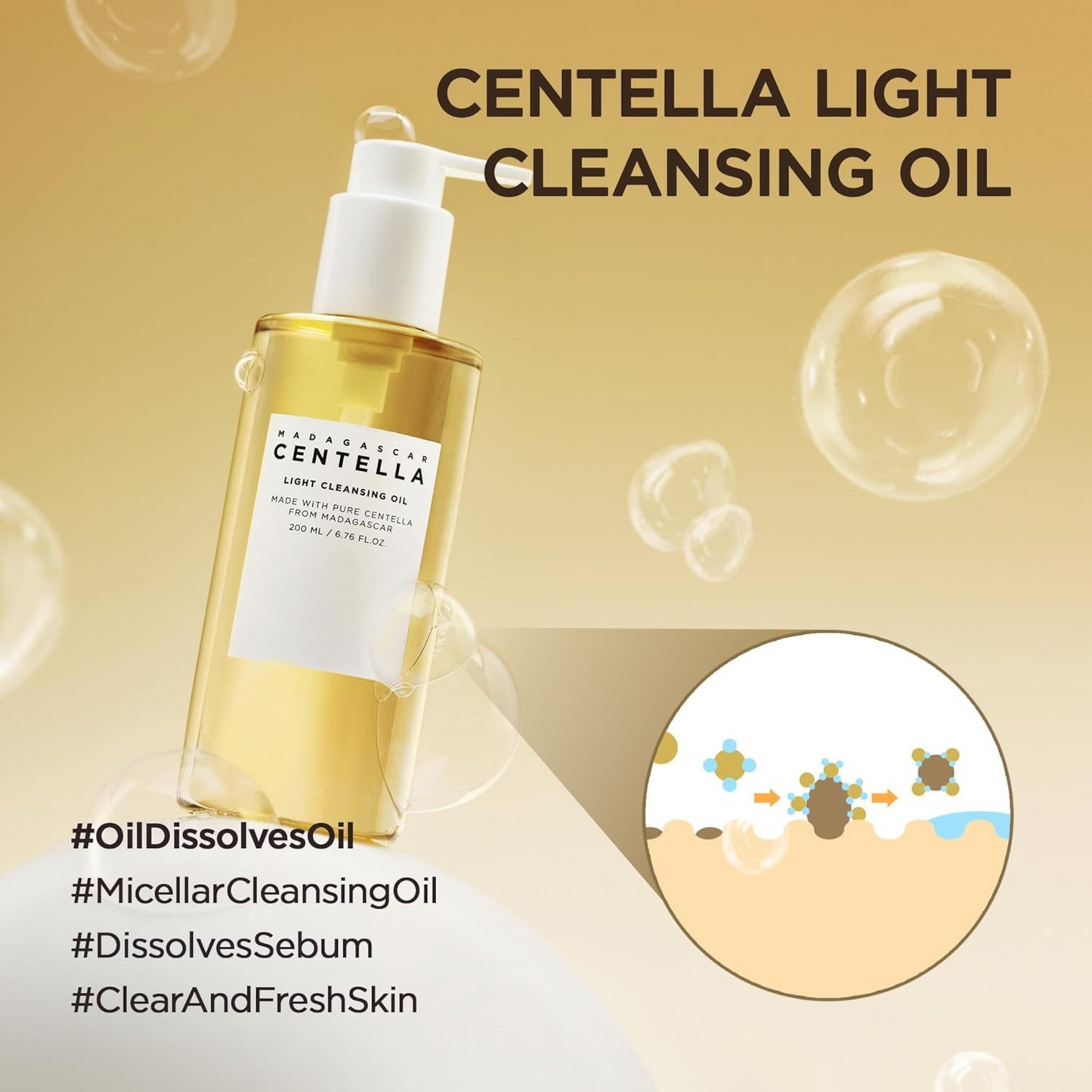 Madagascar Centella Asiatica Gentle Cleansing Oil