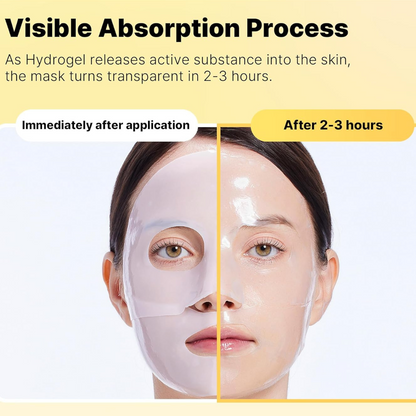 Advanced Snail Mucin Glass Glow Hydrogel Face Masks